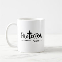 Protégé - Psaume 91 Bible Verse Écriture Mug