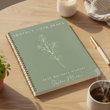 Protège Votre Paix Personnalisé 2026 Vert Sauge