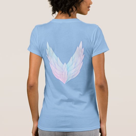 Protégée par les anges T-shirt femmes (Dos)