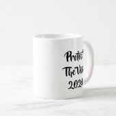 Protéger La Mug De Café Vote 2024 (Devant droit)