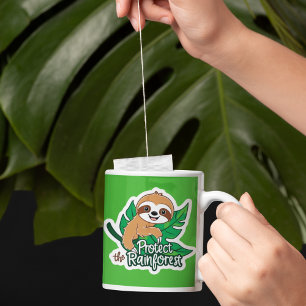Protéger La Mug De Fentes De Forêt-Rainforest