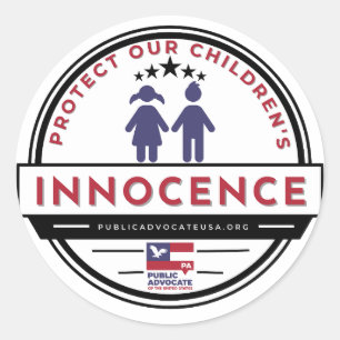 Protéger les autocollants d'innocence des enfants