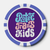 Protéger les jetons de poker Trans Kids (Recto)