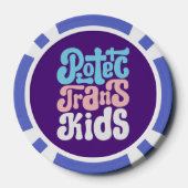 Protéger les jetons de poker Trans Kids (Verso)