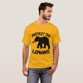 PROTÉGER LES T-shirts ELEPHANTS (Devant entier)