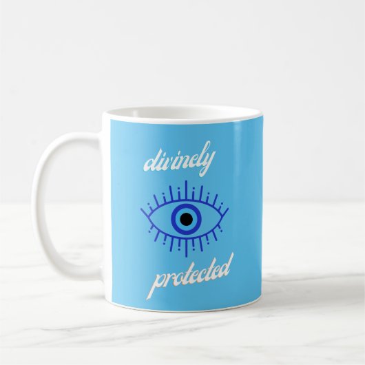 Protéger les yeux mal du café Mug (Gauche)
