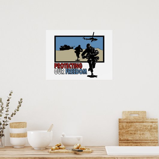 Protéger notre affiche Liberté (Cuisine)