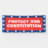 PROTÉGER NOTRE Bannière CONSTITUTION (Horizontal)
