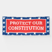 PROTÉGER NOTRE Bannière CONSTITUTION (Horizontal)