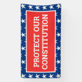 PROTÉGER NOTRE Bannière CONSTITUTION (Verticale)