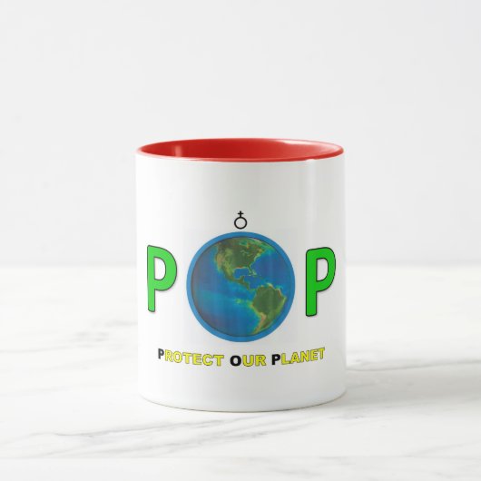 PROTÉGER NOTRE PLANÈTE Mug (Centre)