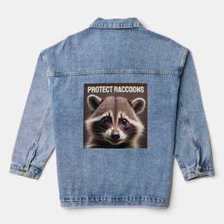 PROTÉGER RACCOONS Denim Jean Veste