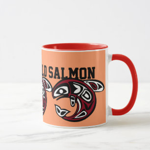 Protégez la tasse saumonée sauvage