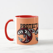 Protégez la tasse saumonée sauvage (Gauche)