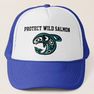 Protégez le casquette saumoné sauvage