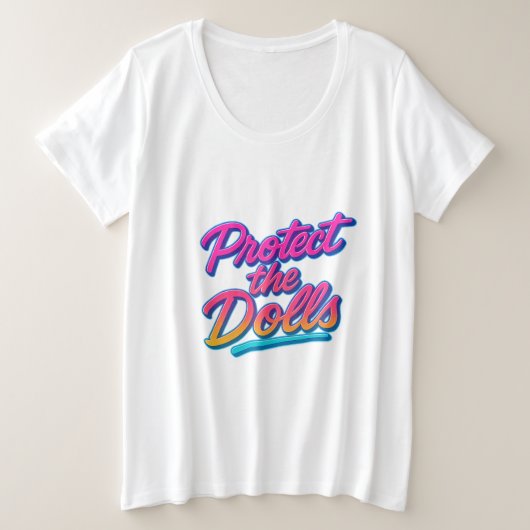 Protégez les poupées Neon Retro Art (Design devant)
