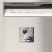 Protégez tous les phoques à harpe ! Magnet de la f (In Situ (Lave-vaisselle))