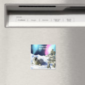 Protégez tous les phoques à harpe ! Magnet de la f (In Situ (Lave-vaisselle))