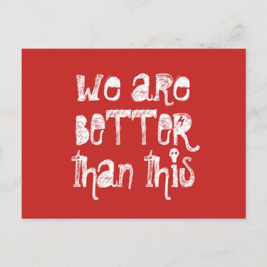 PROTEST-BRIEFKAART BRIEFKAART (Voorkant)