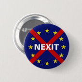 Protest button NEXIT EU (Voorkant /achterkant)