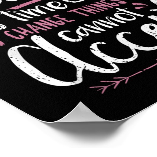 Protest Change What You Cannot Accept Black Histor Poster (Hoek)