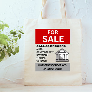 Protest Hooggerechtshof stemt voor verkoop teken Tote Bag