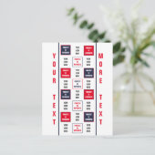 Protest is Patriottische Stap en Herhaal de Sjablo Briefkaart (Staand voorkant)