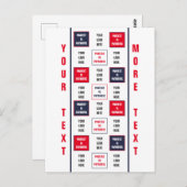 Protest is Patriottische Stap en Herhaal de Sjablo Briefkaart (Voorkant / Achterkant)