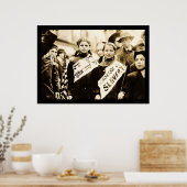 Protest kinderarbeid in New York City 1909 Poster (Keuken)