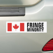 Protest pomp van het Canadese konvooi voor frontal Bumpersticker (Op auto)
