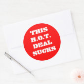 Protest Ronde Sticker (Envelop)