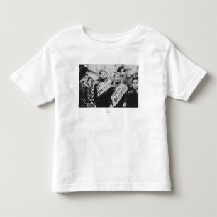 Protest tegen kinderarbeid in de Labourparade Kinder Shirts