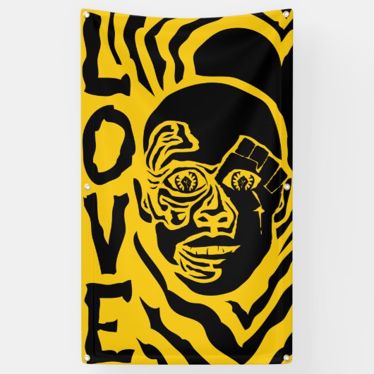 protest tegen liefde spandoek (Verticaal)