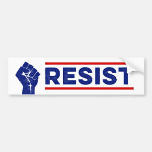 Protest tegen Trump-Bumpersticker weerstaan Bumpersticker