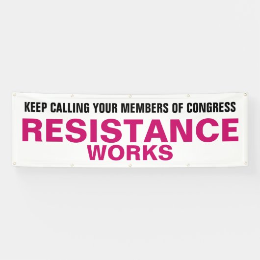 Protest van de de Verzetswerken van het Congres va Spandoek (Horizontaal)