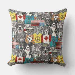 protest van huisdieren kussen