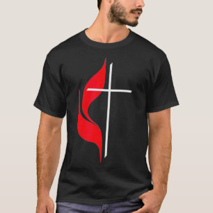 Protestante methodist Flag Christelijke Methodiste T-shirt