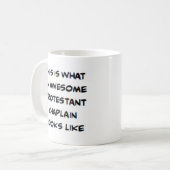 Protestantse kapelaan, geweldige koffiemok (Voorkant links)