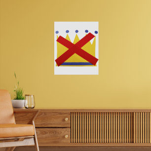 Protesteer Geen Koningen Poster
