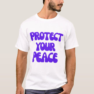 Protesteer voor Vrede – Krachtige Typography Verkl T-shirt