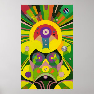 Protesten in Chicago Poster