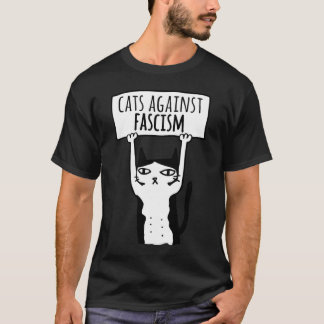 Protestkatten Tegen Fascisme Democats Antifa Meme T-shirt