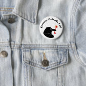 Protestknop van Elsevier Ronde Button 5,7 Cm (In situ)