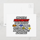 Prothesist.. OMG WTF LOL Briefkaart (Voorkant / Achterkant)