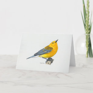 Prothonotary Warbler Art Kaart