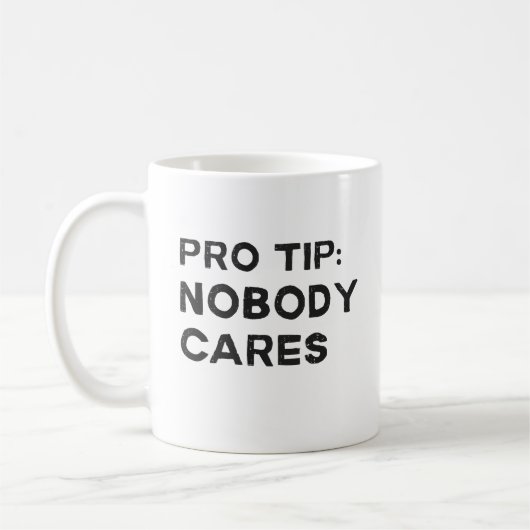 ProTip: niemand geeft om Koffiemok (Links)