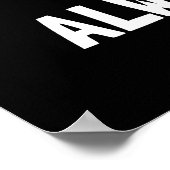 Proton altijd positief poster (Hoek)