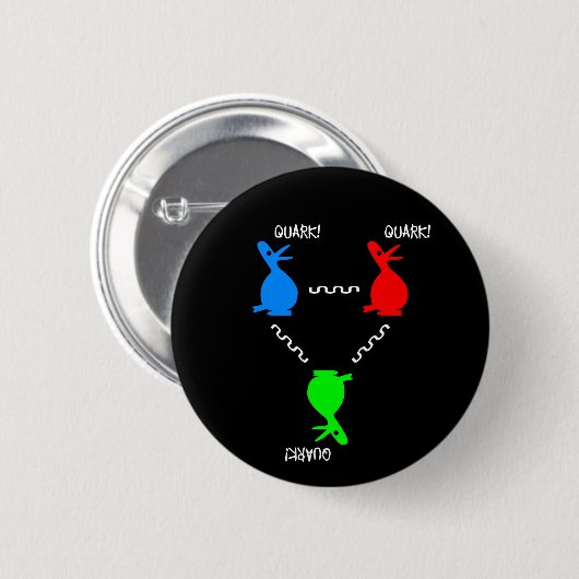 Proton Quark Duck Ronde Button 5,7 Cm (Voorkant /achterkant)