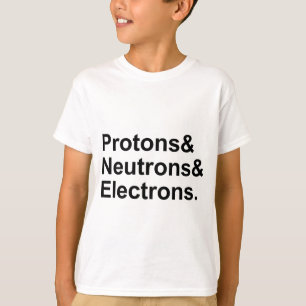 Protonen Neutronen Elektronen 3 Onderdelen van e T-shirt