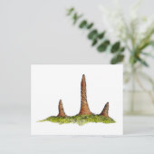 Prototaxites Fungi Carte postale (Debout devant)